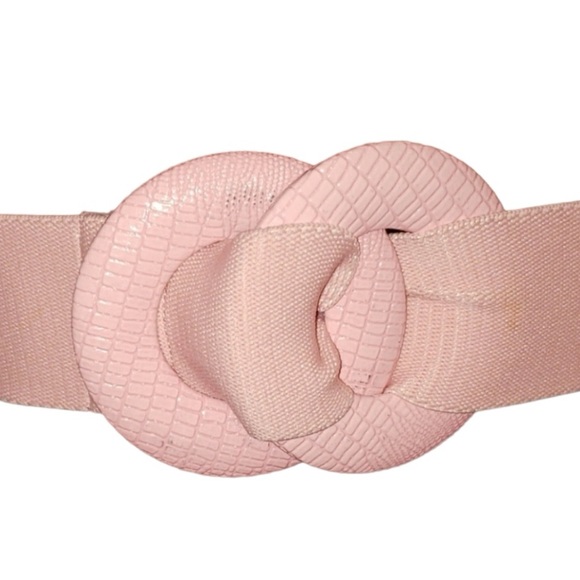 Barbie VNTG Soft Pink Stretchy Belt - Picture 2 of 9